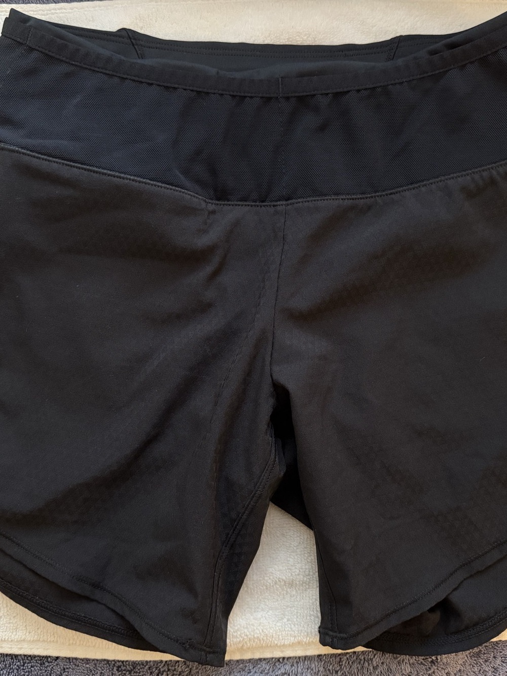 oiselle Long Toolbelt Roga Shorts - Black (Size 2)